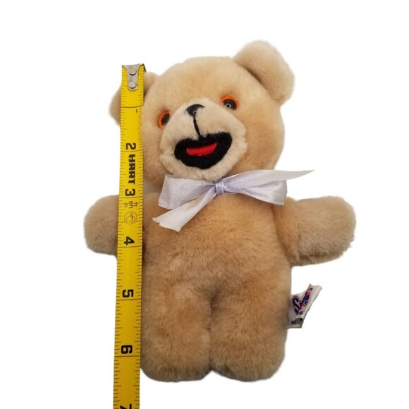 Vintage Plush Russ Snuggle Snuggles Teddy Bear 6" Stuffed Animal Toy Advertising - Picture 7 of 8